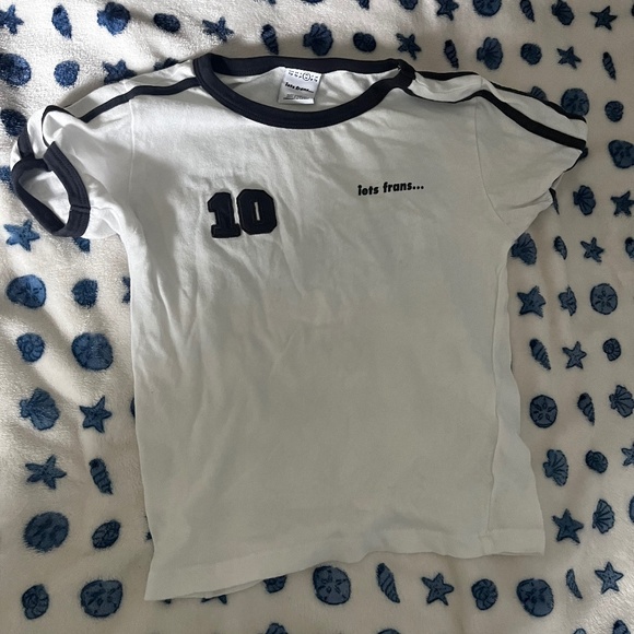 Iets Frans Soccor Ringer Baby Tee - Picture 2 of 4